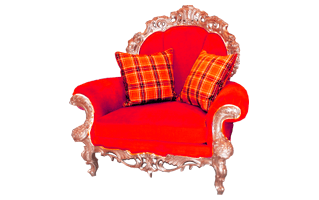 Red Armchair PNG