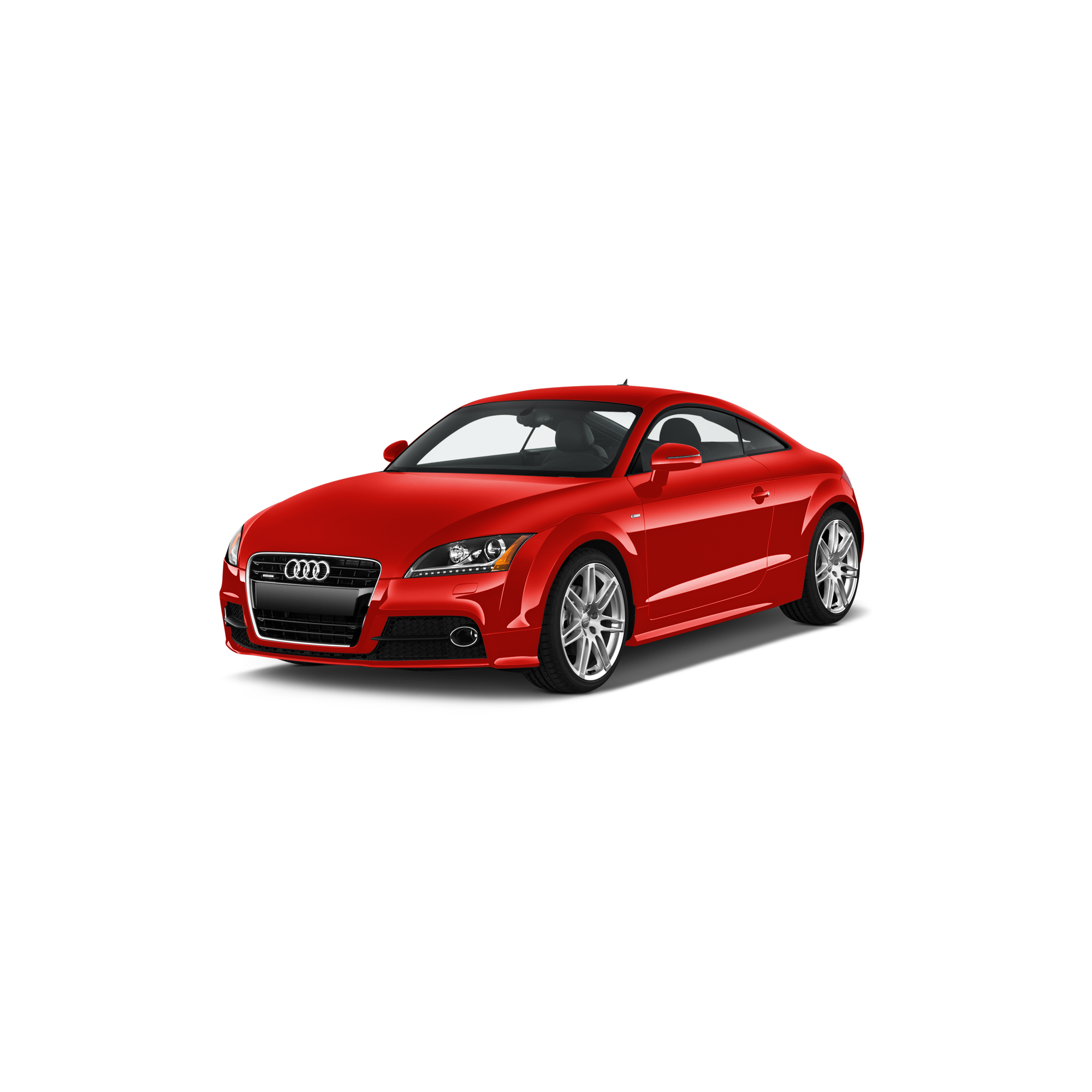 Red Audi Transparent Gallery
