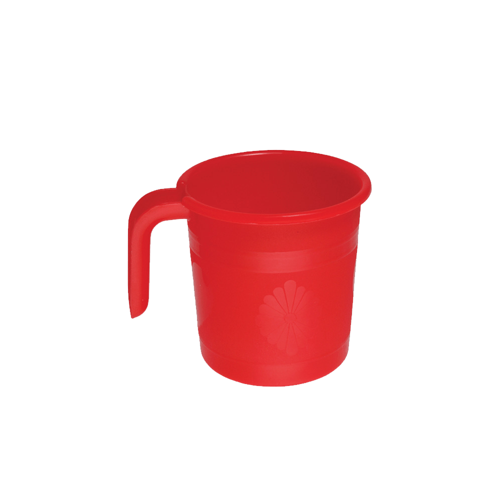 Red Bath Mug Transparent Clipart