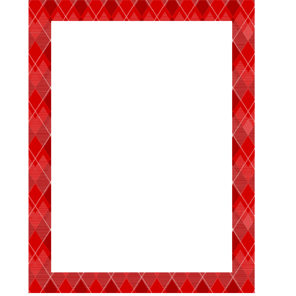 Red Border Frame Transparent Picture