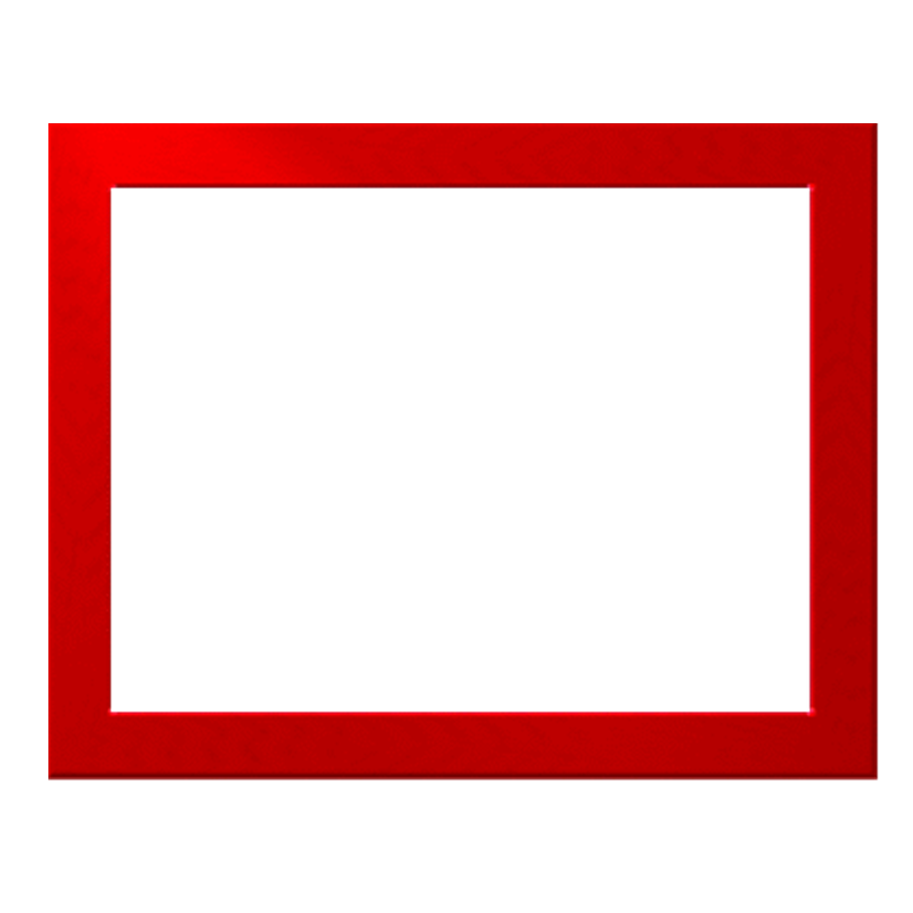 Red Border Frame Transparent Clipart