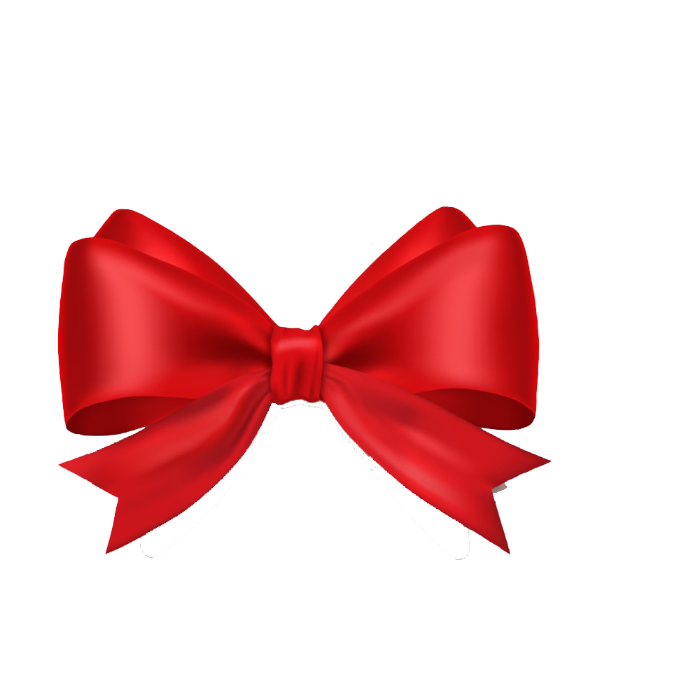 Red Bow Transparent Photo