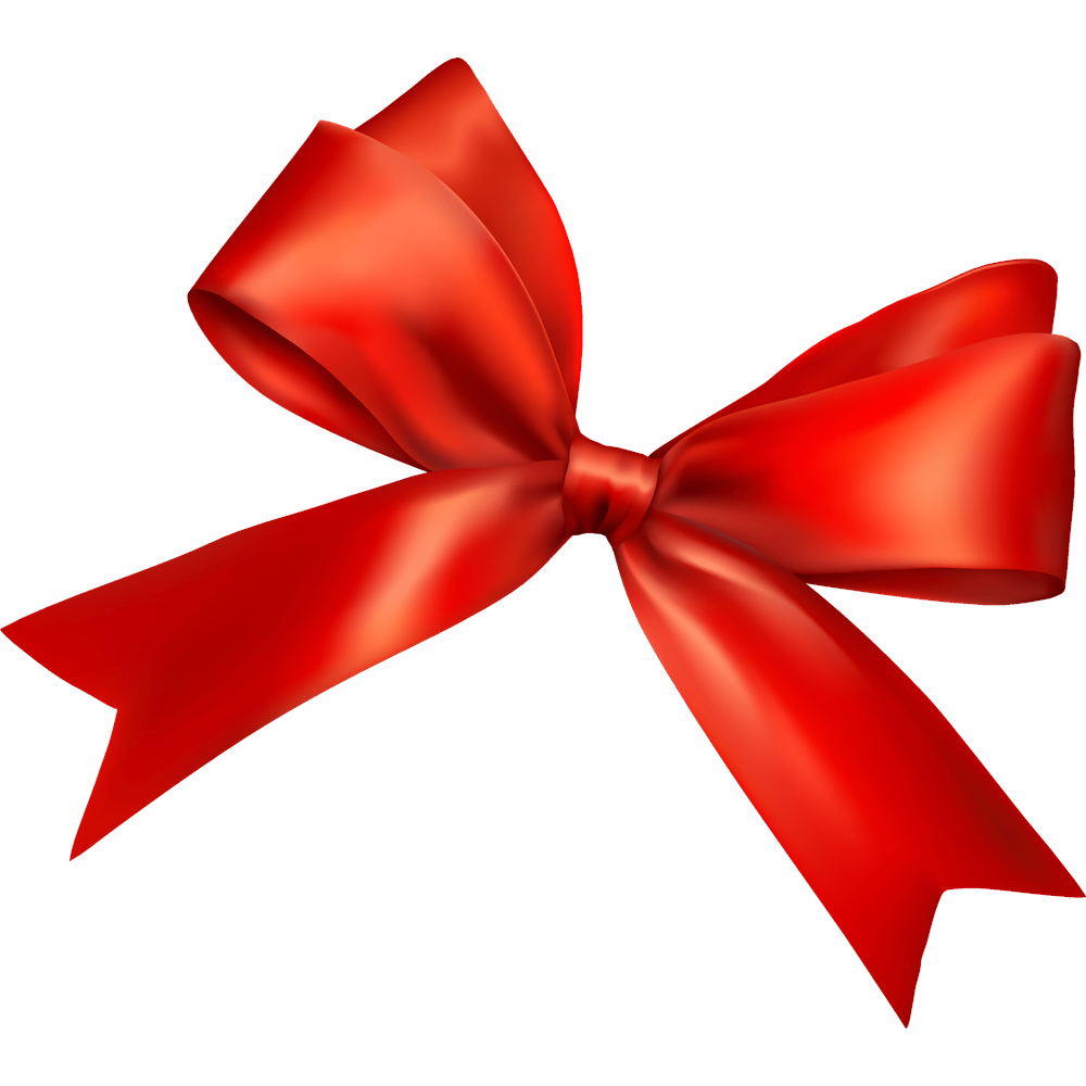 Red Bow Transparent Picture