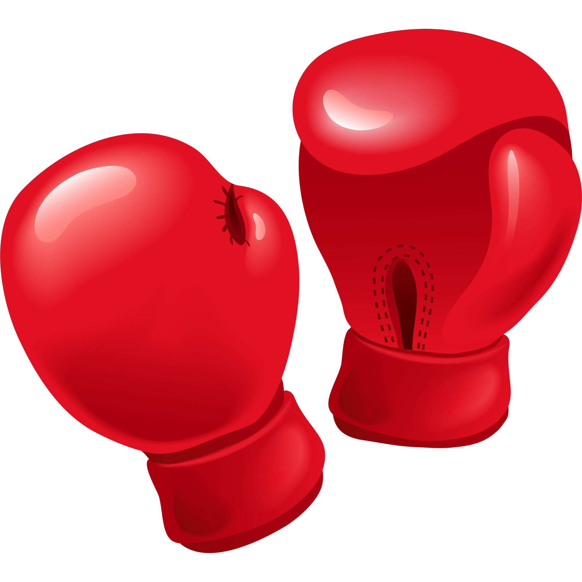Red Boxing Gloves  Transparent Image