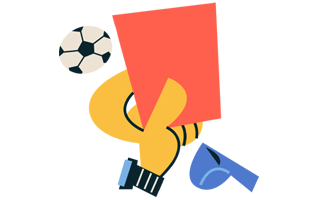 Red Card Sticker PNG