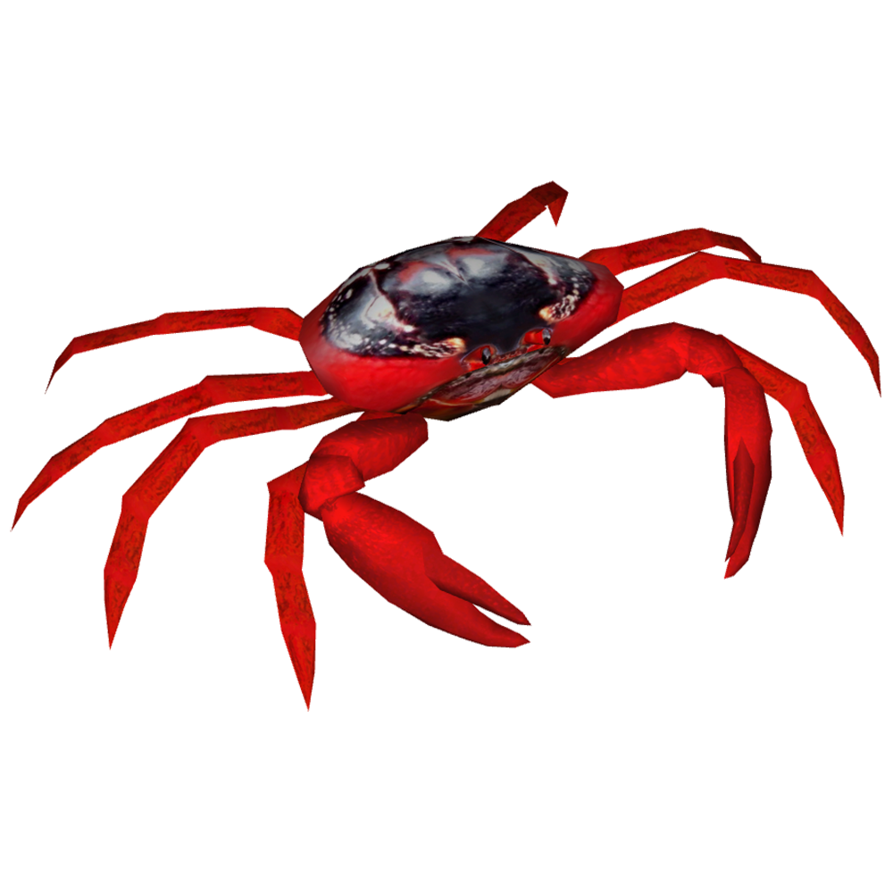 Red Crab Transparent Photo