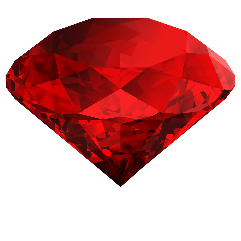 Red Diamond Transparent Clipart