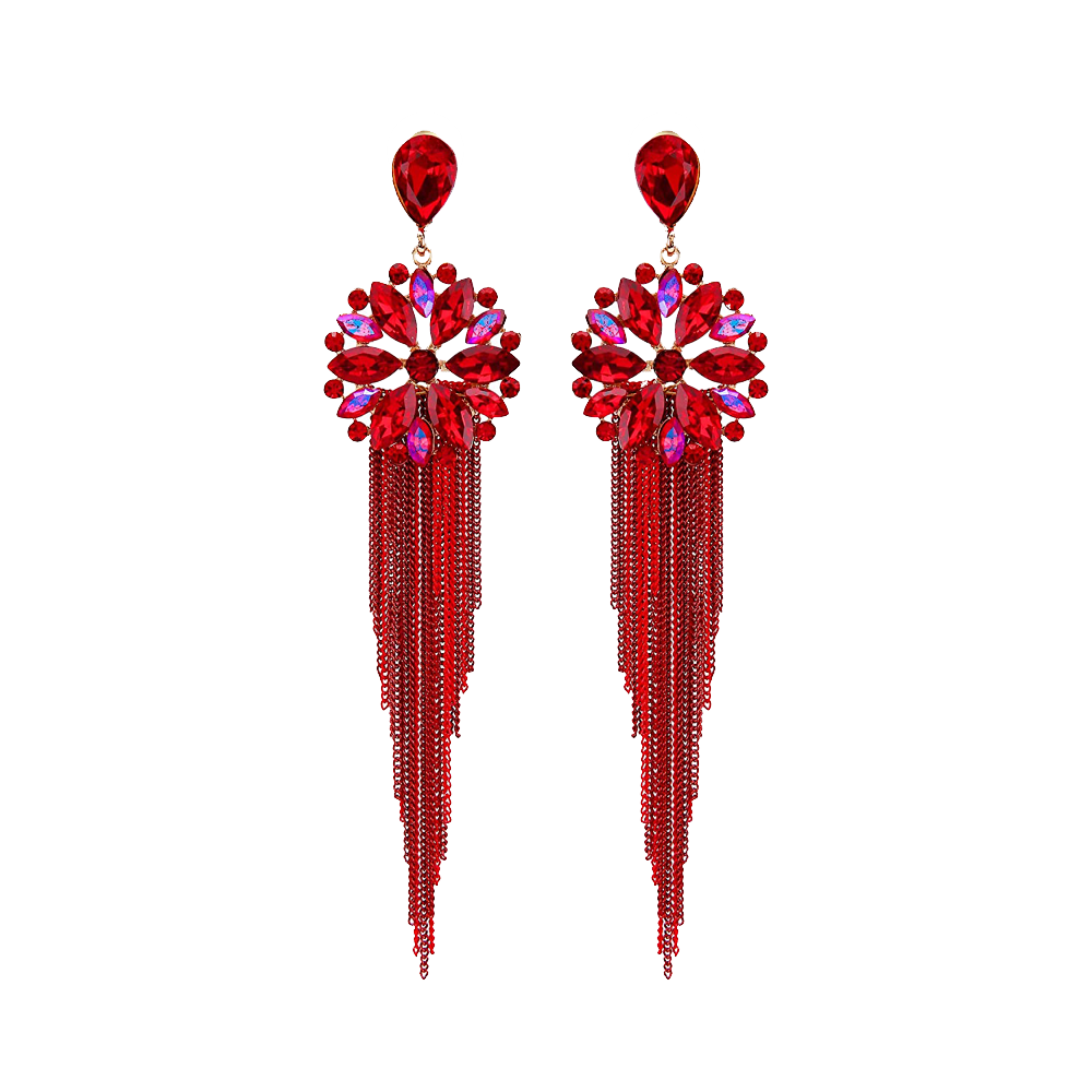 Red Earring Transparent Clipart