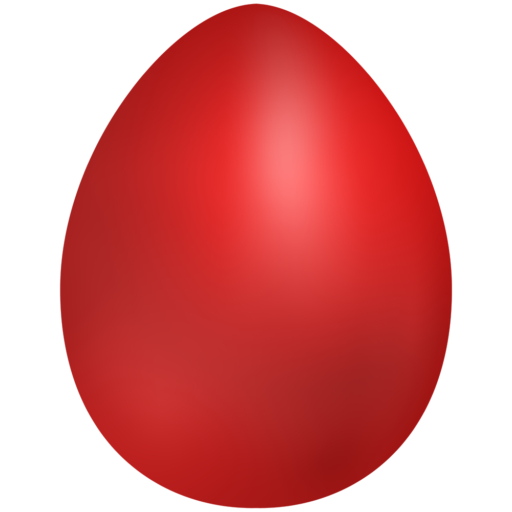 Red Easter Egg Transparent Picture