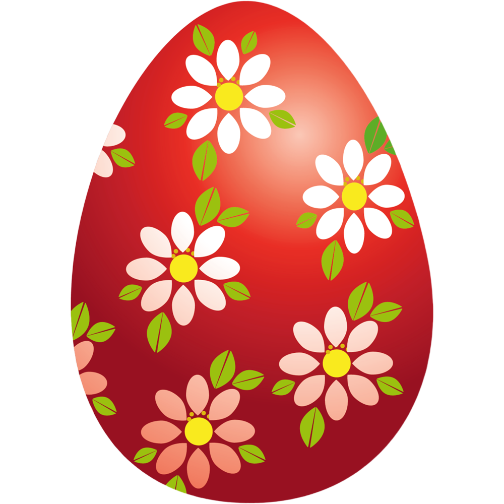 Red Easter Egg  Transparent Gallery