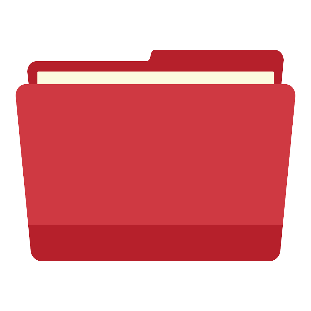 Red Folder Transparent Picture
