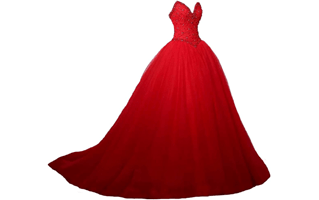 Red Gown PNG