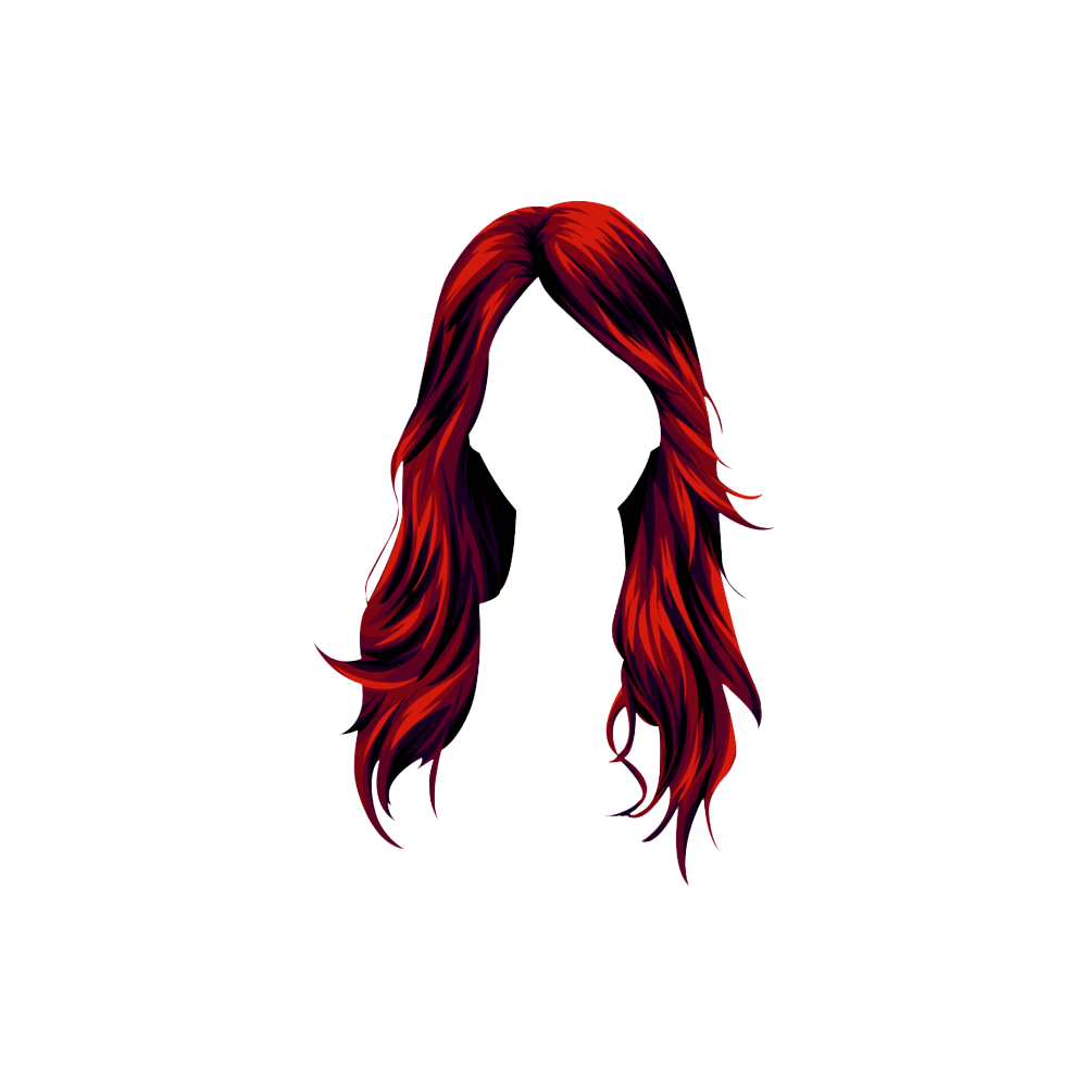 Red Hair Transparent Picture