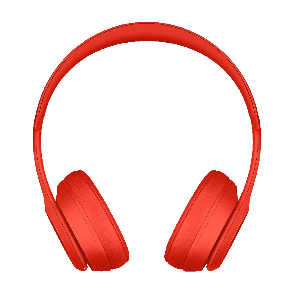 Red Headphone Transparent Picture