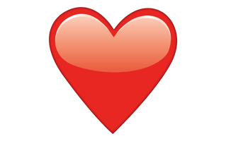 Red Heart Emoji PNG