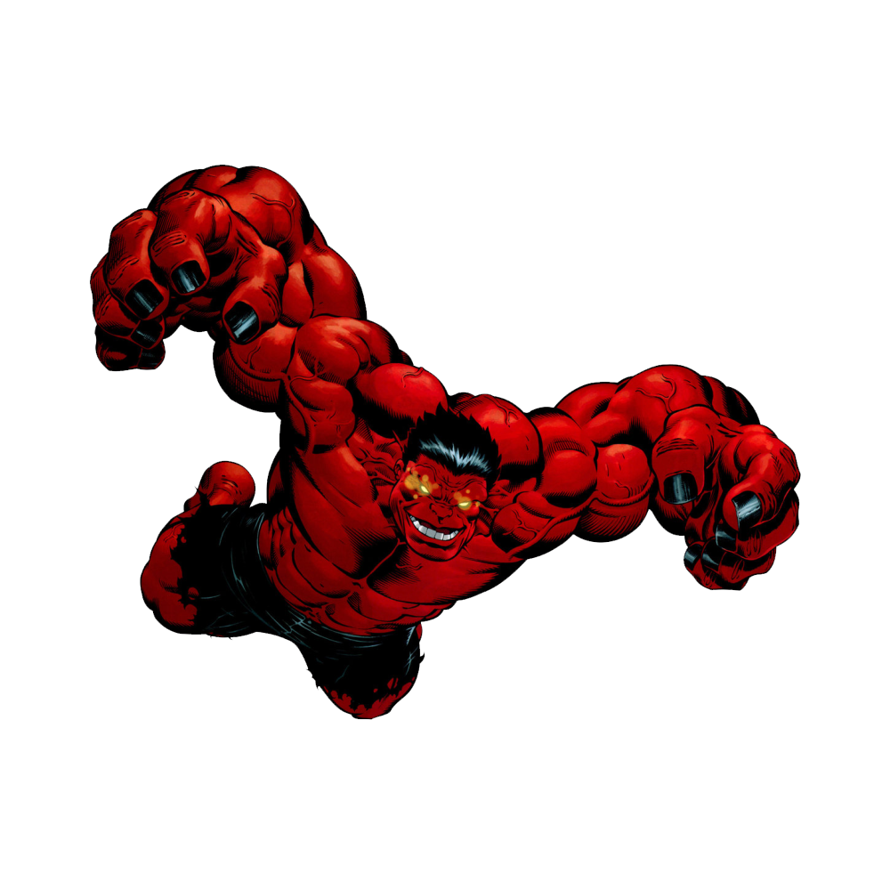 Red Hulk Transparent Image