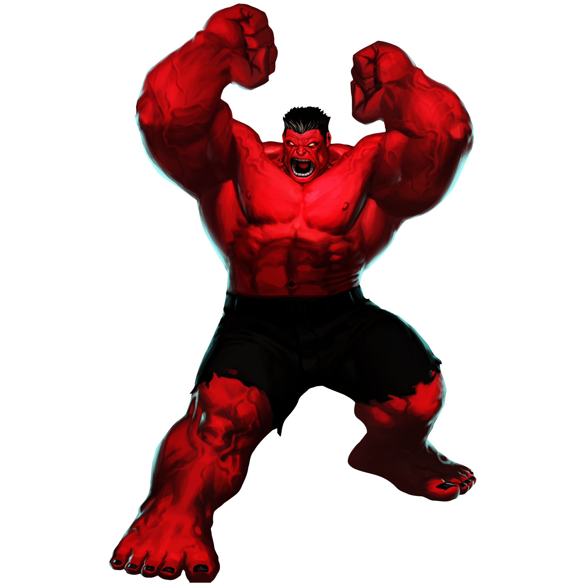 Red Hulk Transparent Clipart