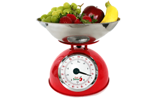 Red Kitchen Scales PNG