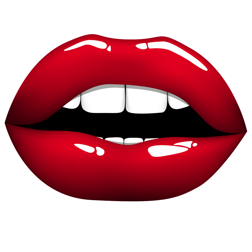 Red Lips Transparent Image