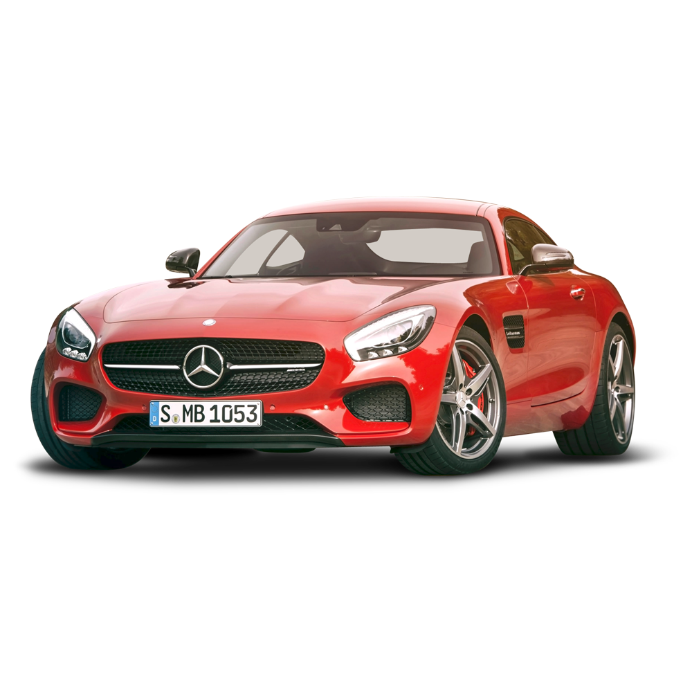 Red Mercedes Transparent Image