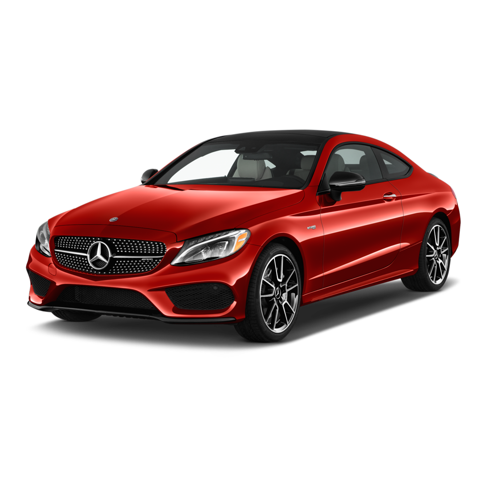 Red Mercedes Transparent Picture