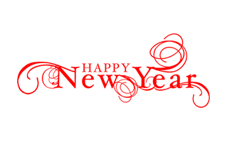 Red New Year PNG
