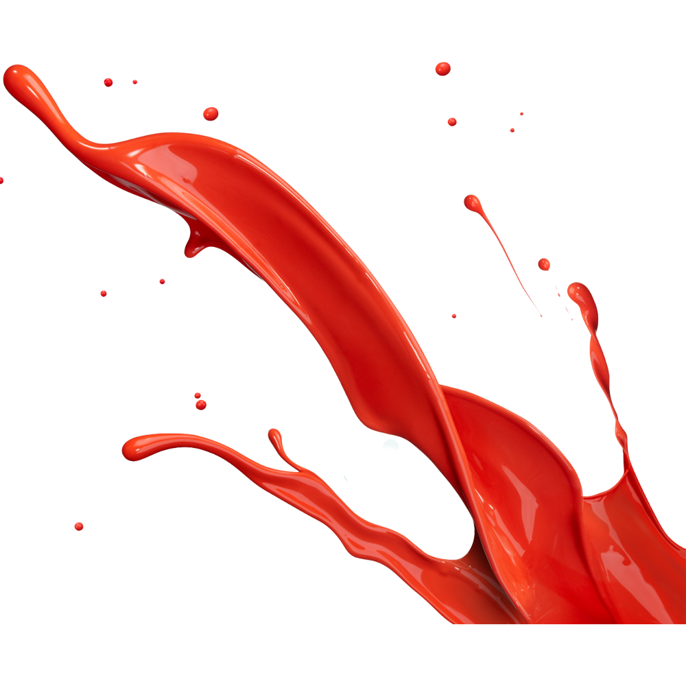 Red Paint Transparent Picture