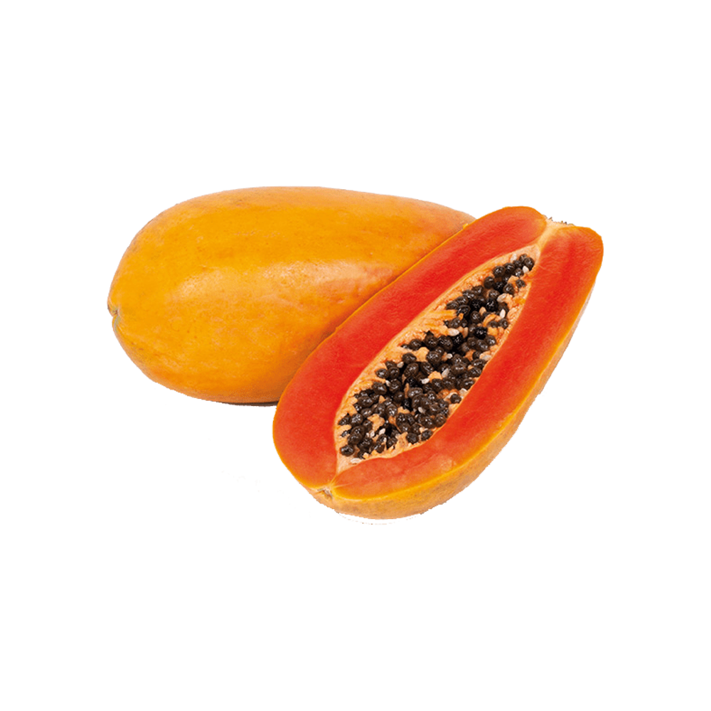 Red Papaya  Transparent Clipart