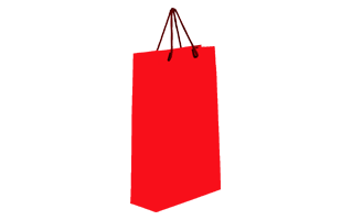 Red Paper Bag PNG