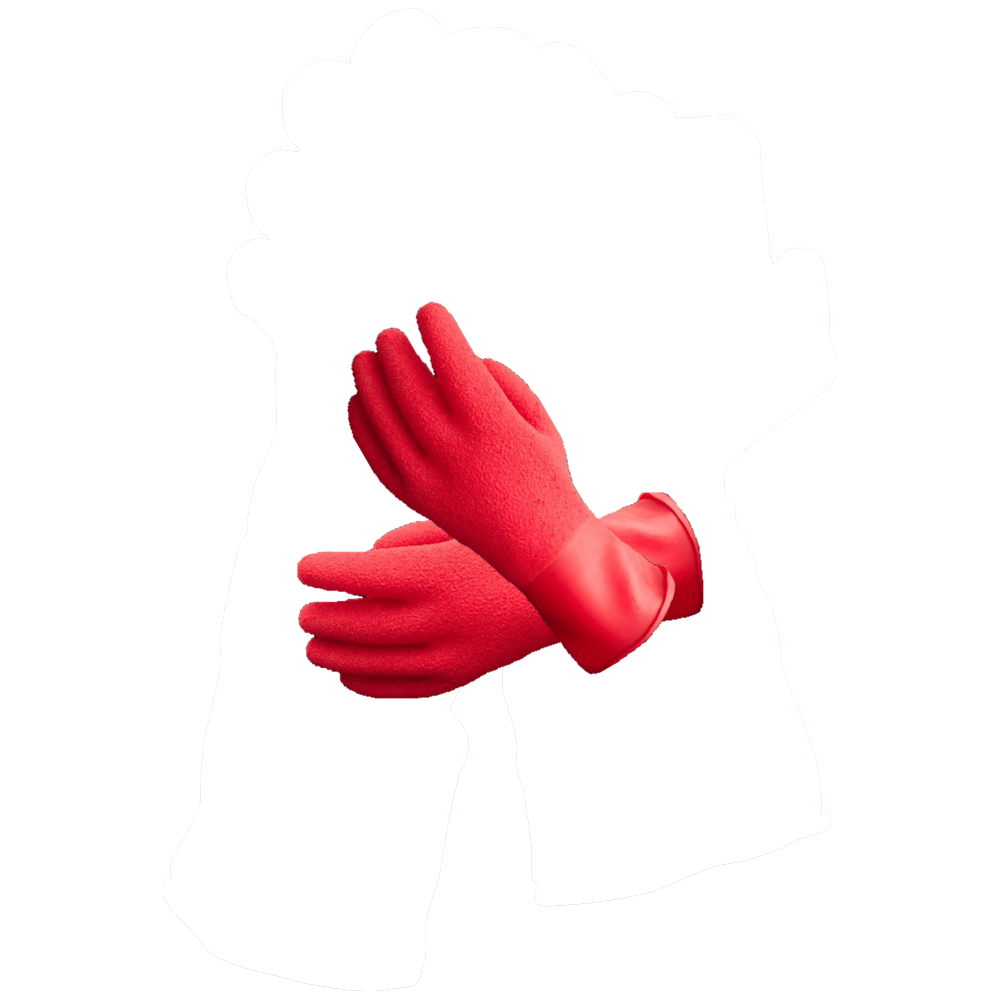 Red Rubber Gloves  Transparent Image