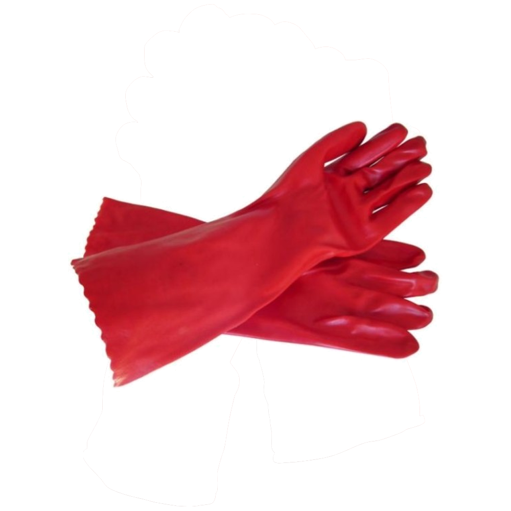 Red Rubber Gloves Transparent Picture
