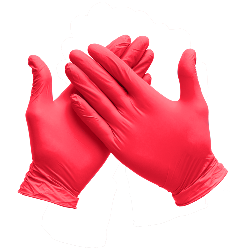Red Rubber Gloves  Transparent Clipart