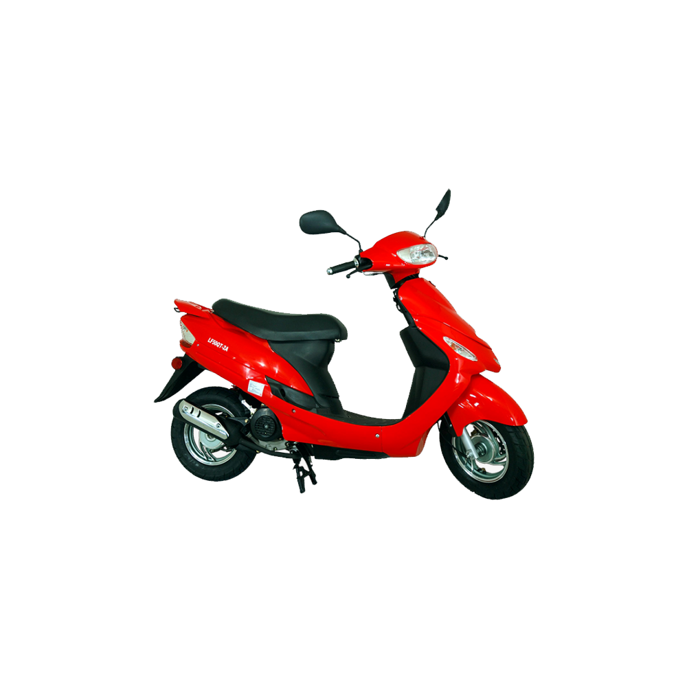 Red Scooty Transparent Clipart