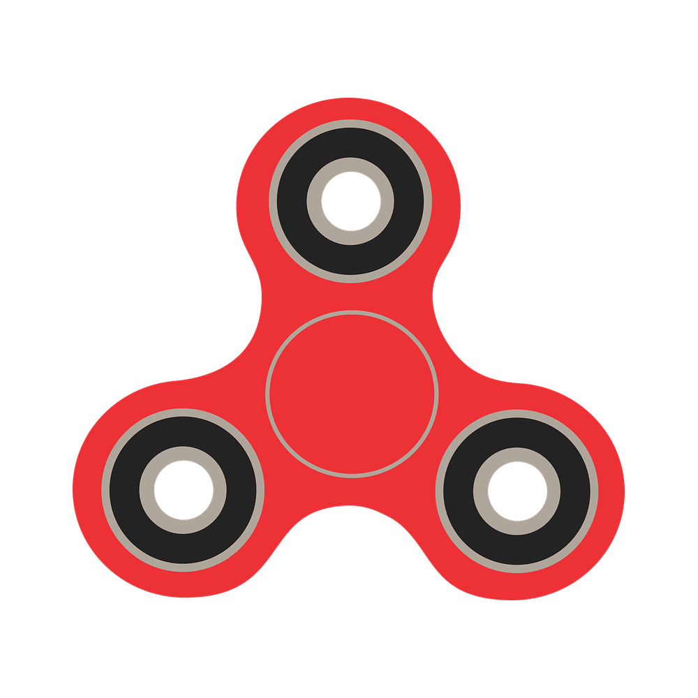 Red Spinner Transparent Photo