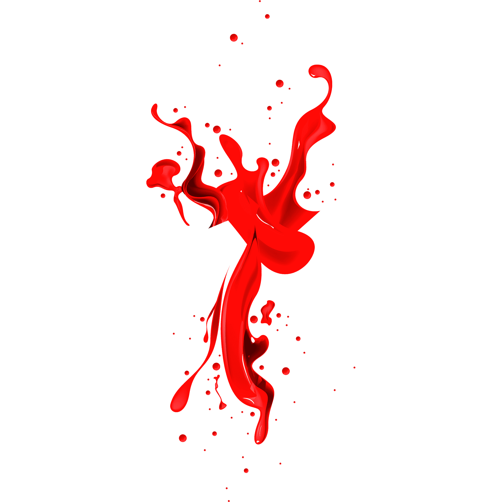 Red Splash  Transparent Image