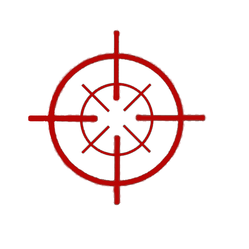 Red Target  Transparent Clipart