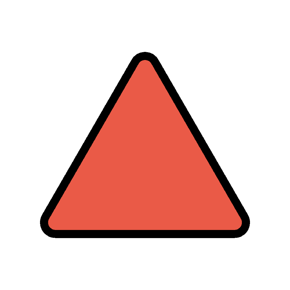 Red Triangle Transparent Photo