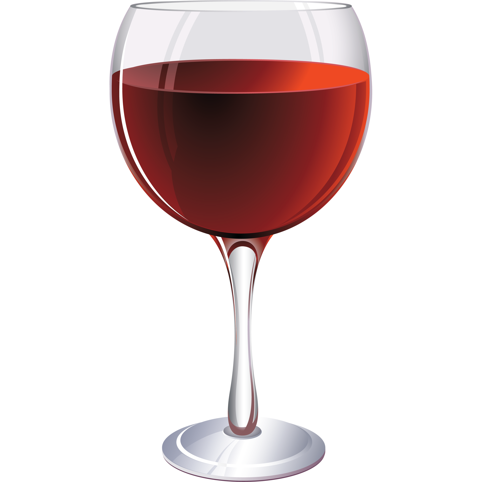 Red Wine Glass Transparent Picture