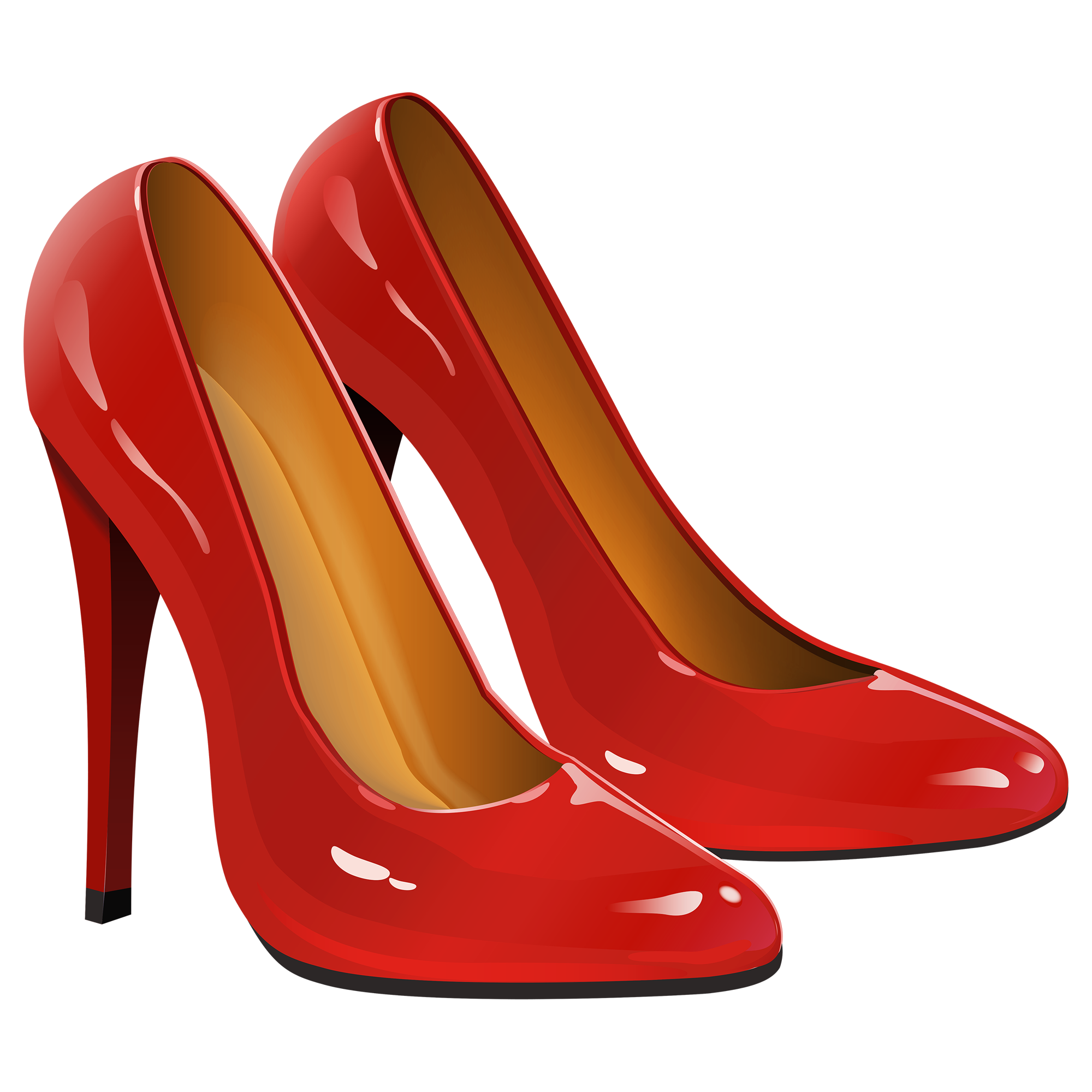 Red Women Shoes Transparent Picture