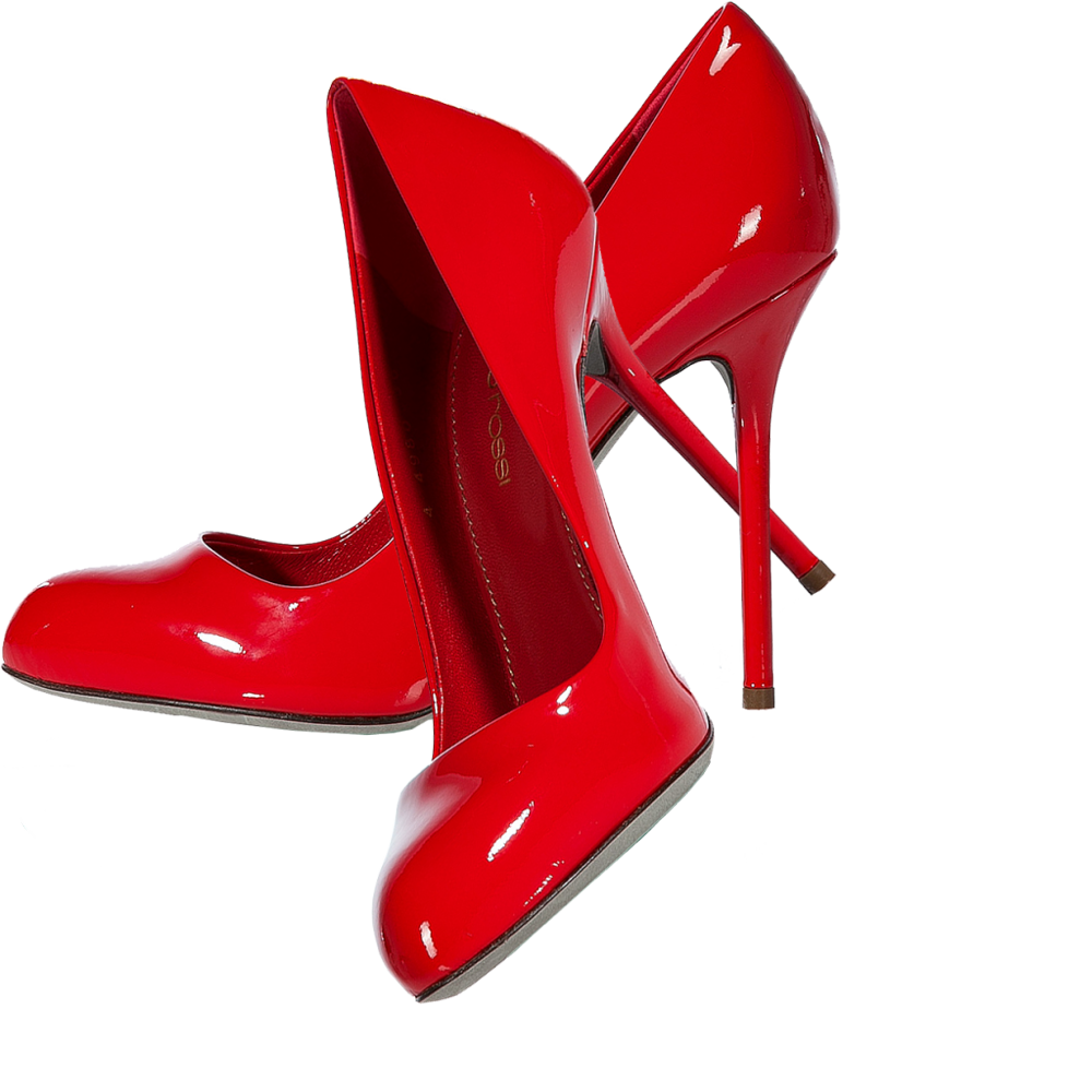 Red Women Shoes  Transparent Clipart