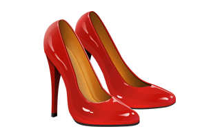 Red Women Shoes PNG