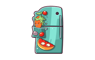 Rrefrigerator Sticker PNG