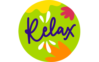 Relax Free Sticker PNG