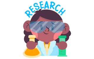 Researcher Free Sticker PNG