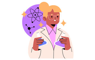 Researcher Sticker PNG