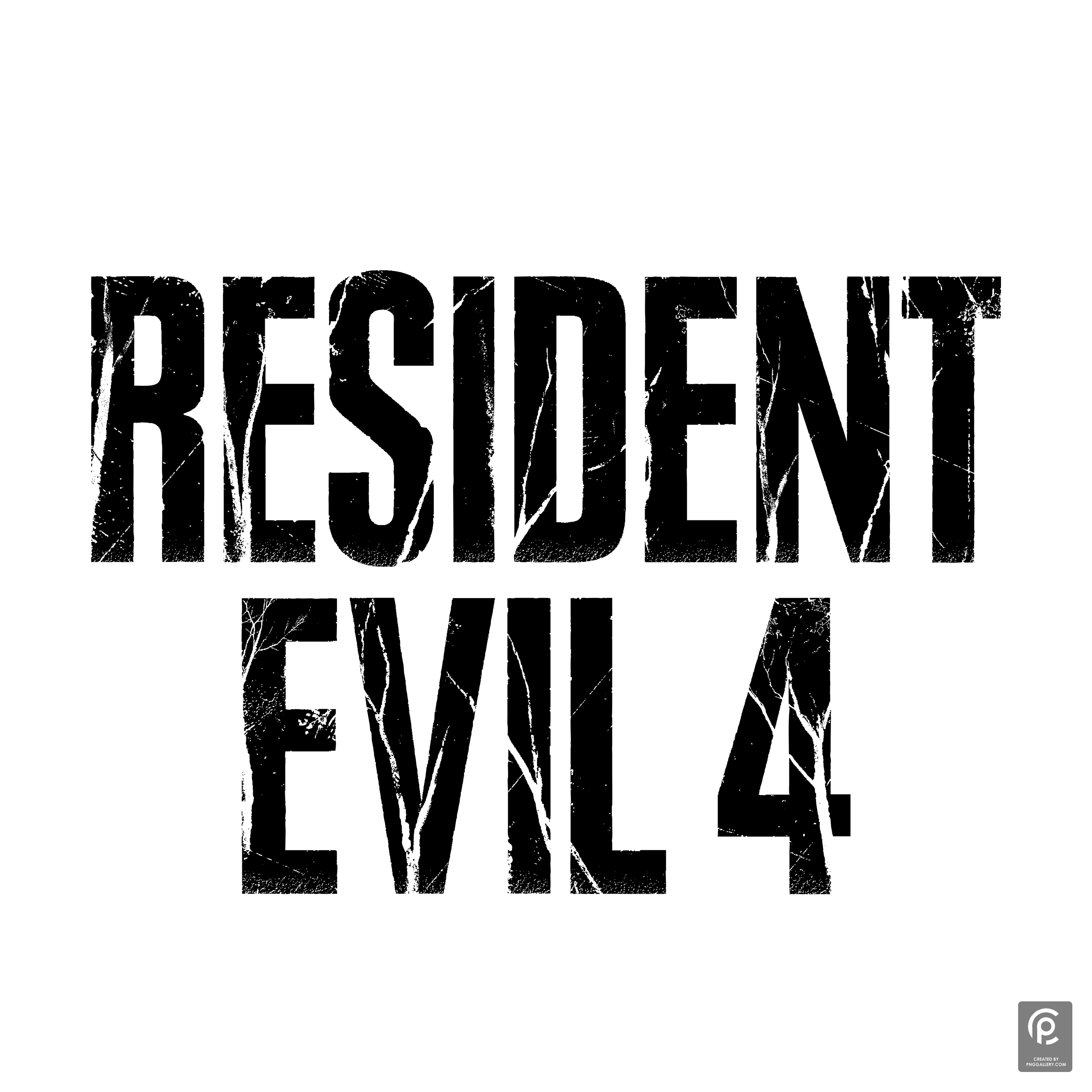Resident Evil 4 Logo Transparent Clipart