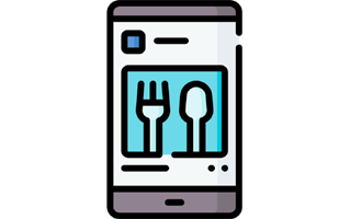 Restaurant App Sticker PNG