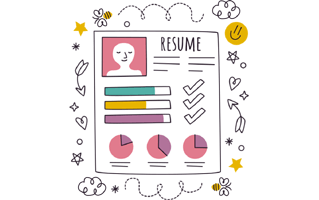 Resume Sticker PNG