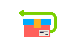 Return Box Free Sticker PNG