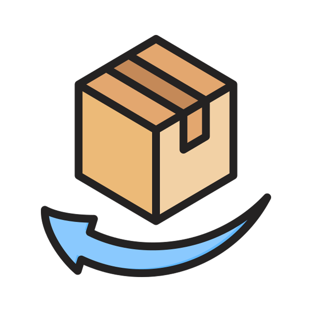 Return Box Sticker Transparent Image